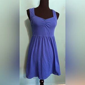 #203 Blue dress with back cut out back